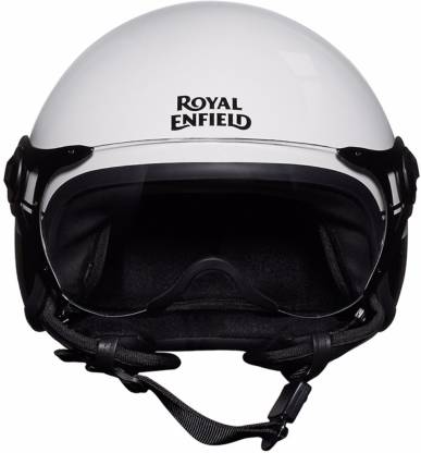 ROYAL ENFIELD Zero - Blk Stripe Motorbike Helmet