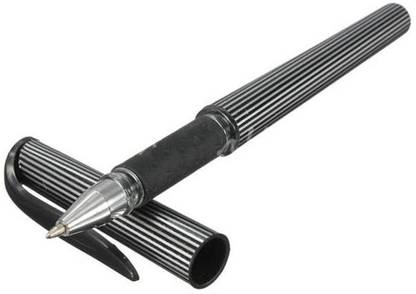 Eatech Black Looking pen with Blue ink disappear Gel Pen
