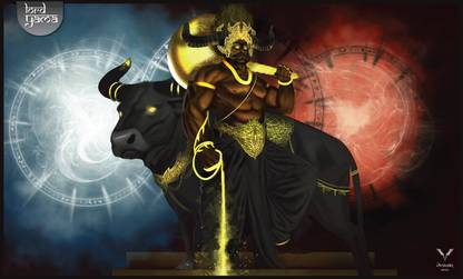 Lord Yamaraj Paper Print