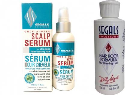 Segals Solutions Hair Root Formula and Once A Week Scalp Serum [ Combo Pack ]