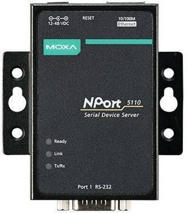 moxa NPort-5110 1-port RS-232/422/485 serial device servers Moxa NPort-5110 Rack Server