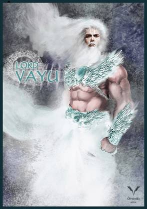 Lord Vayu Paper Print