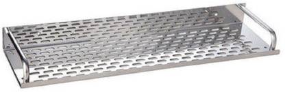 TOTAL HOME Multi Purpose Stainless Steel Shelf (15"x4.5") inch Chrome Finished (Pack Of 2) Bathroom Shelves Steel Wall Shelf