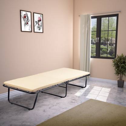 CAMABEDS Smart Guest Folding Bed Metal Single Bed