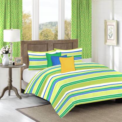Flipkart SmartBuy Furnishing Set with Bedsheet, Curtains and Cushion Cover