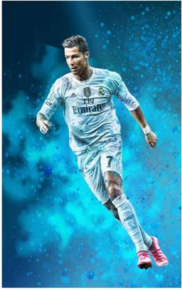 Cristiano Ronaldo Poster for room Paper Print