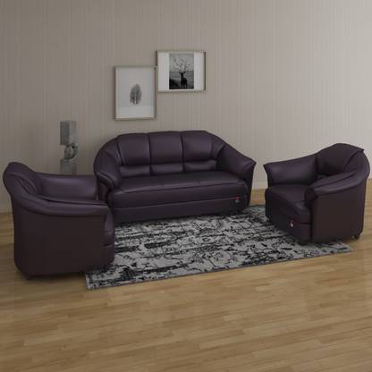 Durian BERRY/55001/C Leatherette 3 + 1 + 1 Sofa Set