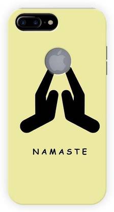 Chaapkhana Back Cover for iphone7plus-logocut Greeting Indian Hand Namaste Minimal Designer 3D Matte Finish Mobile Back cover For apple-iphone7plus-logocut
