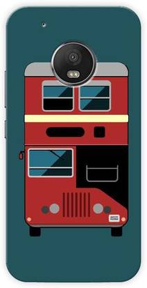 Chaapkhana Back Cover for Motorola Moto G5 Plus Mumbai Best Bus Abstract Art Minimal Designer 3D Matte Finish Mobile Back cover for Motorola moto g5plus