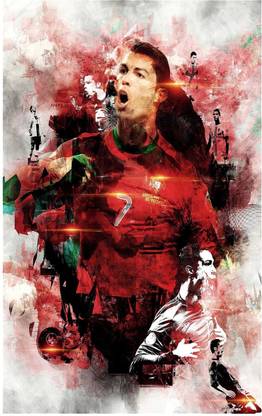 Cristiano Ronaldo Poster for room Paper Print