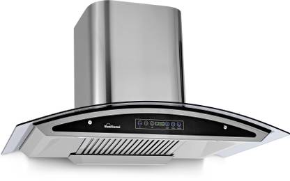 Sunflame INNOVA 90 AUTO CLEAN Auto Clean Wall and Ceiling Mounted Stainless Steel 1100 m3/hr Chimney