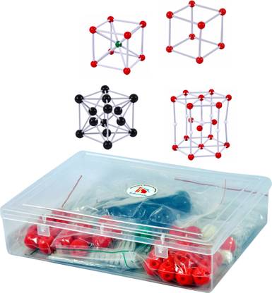 Edunovate HCP,BCC,FCC, Simple Cubic - Solid State Chemistry Molecular Model Kit