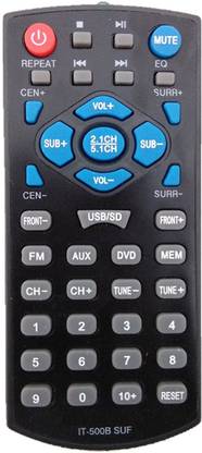 LipiWorld IT-500B SUF Home Theater System Compatible For  Home Theater INTEX Remote Controller