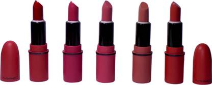 M.A.C Look In A Box Mini Lipstick 5 Set