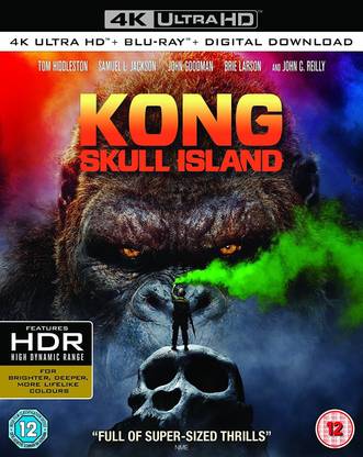 Kong: Skull Island 4K Blu-ray