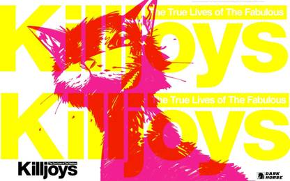AthahDesigns -the-true-lives-of-the-fabulous-killjoys-danger-days-my-chemical-romance-better-living-industries-dark-horse-comic-books Wall Poster Paper Print