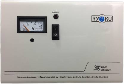 Hitachi With Volt Meter for A/C-RYOKU (A HITACHI Product) 4kv 3yrs warranty Voltage Stabilizer
