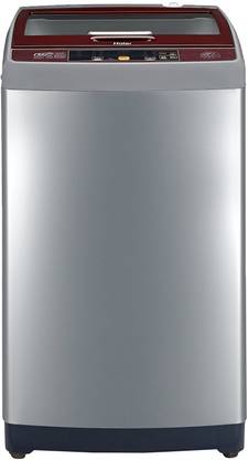 Haier 7.5 kg Fully Automatic Top Load Washing Machine Silver
