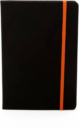 Inscripto Orange Diary with Elastic Strap Regular Diary Plain 100 Pages