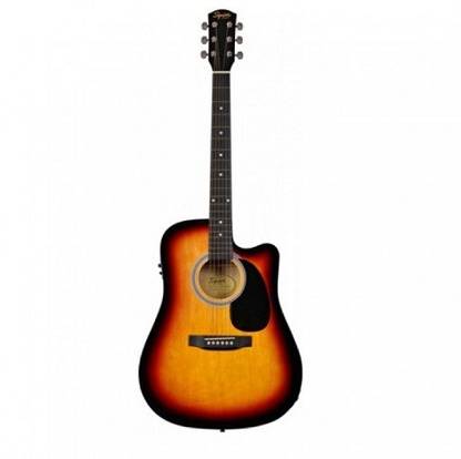 FENDER Squier SA105CE-SB Semi-acoustic Guitar Spruce Rosewood Right Hand Orientation