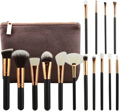 Aeoss 15 PCS ROSE GOLDEN COMPLETE MAKEUP BRUSH SET Professional Luxury Set Make Up Tools Kit Powder Blending brushes