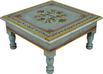 Lal Haveli Handmade Multi-Purpose Wood All Purpose Chowki