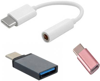 CANFIX AUX Cable 0.1 m Typ c OTG with universal charging code and Type c to