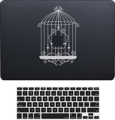 Hamee MacBook Pro Retina Display 13 inch cover (2015 Edition A1502/A1425) with Keyboard Skin Combo 122 Rubber Laptop Decal 13
