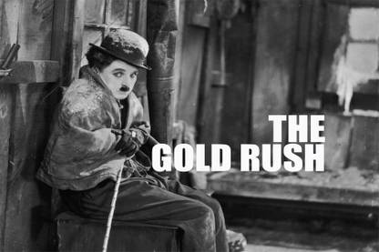 The Gold Rush. Poster Paper Print