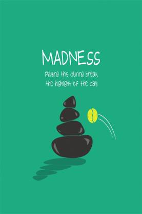 MADNESS poster Poster Paper Print