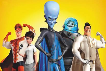 Megamind Poster Paper Print