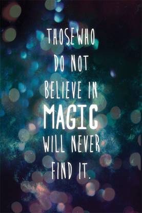 magic Poster Paper Print