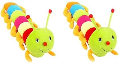 Ktkashish Toys Multi color caterpillar Set of 2  - 11 cm