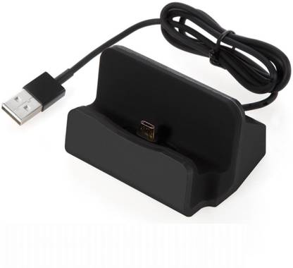 eShop24x7 Universal BLACK MICRO USB 5 Pin Cradle Stand Charger and Sync Station Dock