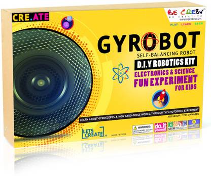 Be Cre8v Gyrobot Self Balancing Robot - DIY Robotics Kit