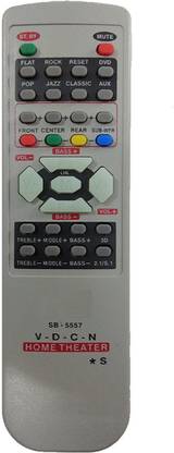 LipiWorld SB-5557 Home Theater System Compatible For  Home Theater VIDEOCON Remote Controller