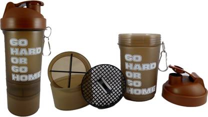 Hyper Adam AN-32 Trendy Shaker With Tablet And protein Compartment 600 ml Shaker