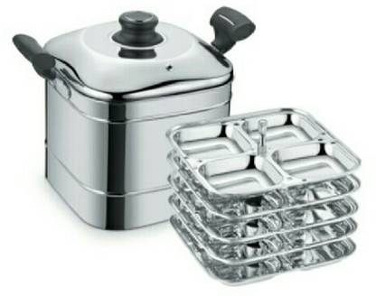JVL 5 PLATE IDLI MAKER SIM-PIP Induction & Standard Idli Maker