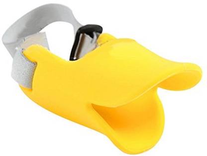 Foodie Puppies Duck Shape Anti Bite Adjustable Dog Silicone Funny Muzzle / Mask - (Color May Vary) Medium Other Dog Muzzle