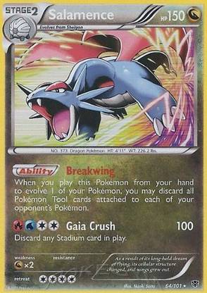 Pokmon Salamence Plasma Blast - Reverse Holo