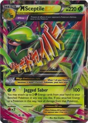 Pokmon Mega M Sceptile Ex Rare Holo Foil Card