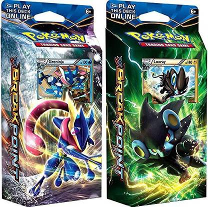 Pokmon XY XY9 Breakpoint - BOTH Theme Decks Greninja & Luxray