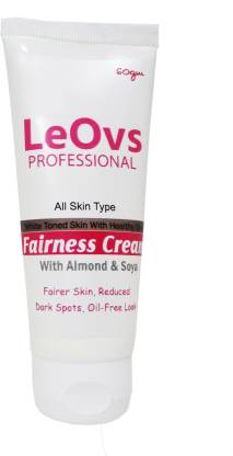 LeOvs Fairness Cream with Almond and Soya Fairer Skin