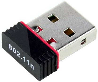 FineArts Portable High Speed 450 Mbps 802.11Nac Chip Standard Wi-Fi Wireless External Mini Usb Wi-Fi Nano Wi-Fi Dongle/Wan Network Card USB Adapter