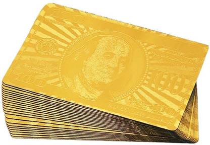 VibeX ™ Playing Cards Deck in 999.9 Gold Plating Unusual Gift