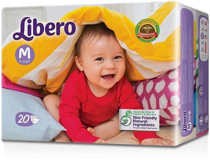 LIBERO Medium Size Diapers (20 Counts) - M