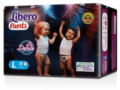 LIBERO Large Size Diaper Pants (18 Counts ) Pack of 2 - L