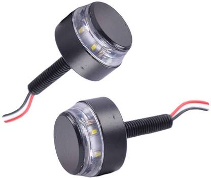 motopart Bar End LED Plug Strobe Side Indicator-10 Bike Handlebar Weights
