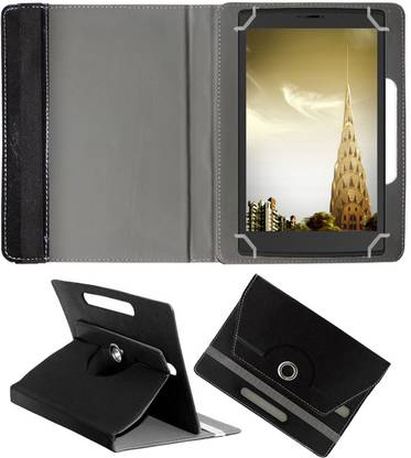 Fastway Book Cover for Micromax Canvas P802 Tab Designer Rotating Case