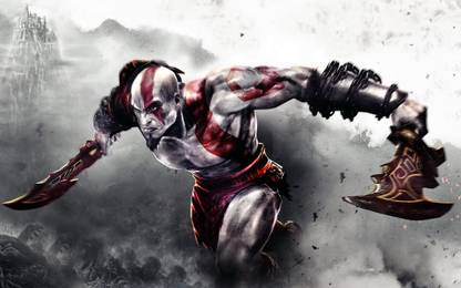 God of War 3 Game MOVIE ON FINE ART PAPER HD QUALITY WALLPAPER POSTER Fine Art Print